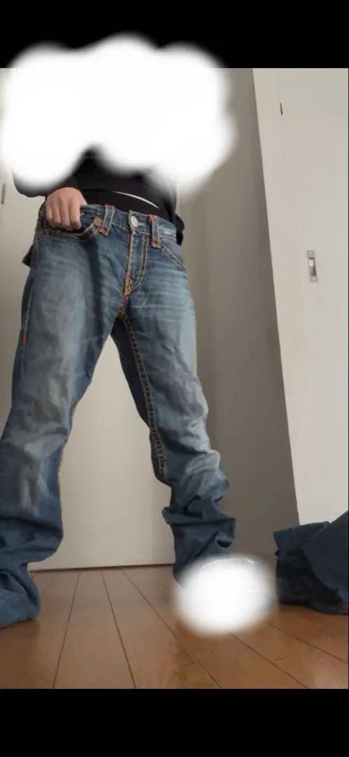 希少 Ture Religion デニム JOEY SUPER T 太ステッチ