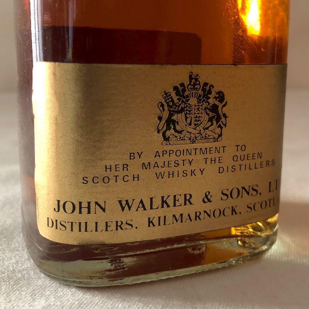 ジョニーウォーカー/ウイスキー ブラックラベル 特級 黒紋章 未開封