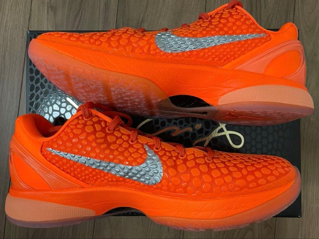 NIKE コービー6 プロトロトータルオレンジ 27.5㎝