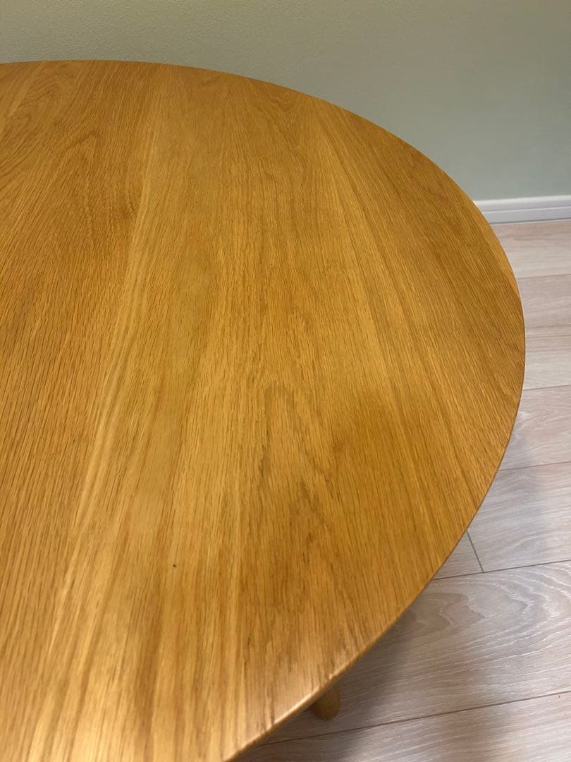 週末終了❣️リセノ100Φセンターテーブル リバー丸