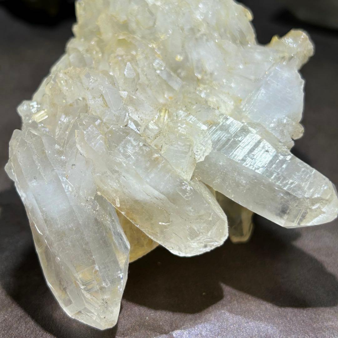 ☆別格高級品！ゴールデン　マニカラン　水晶　原石　クラスター　福徳弁天秘宝⑧