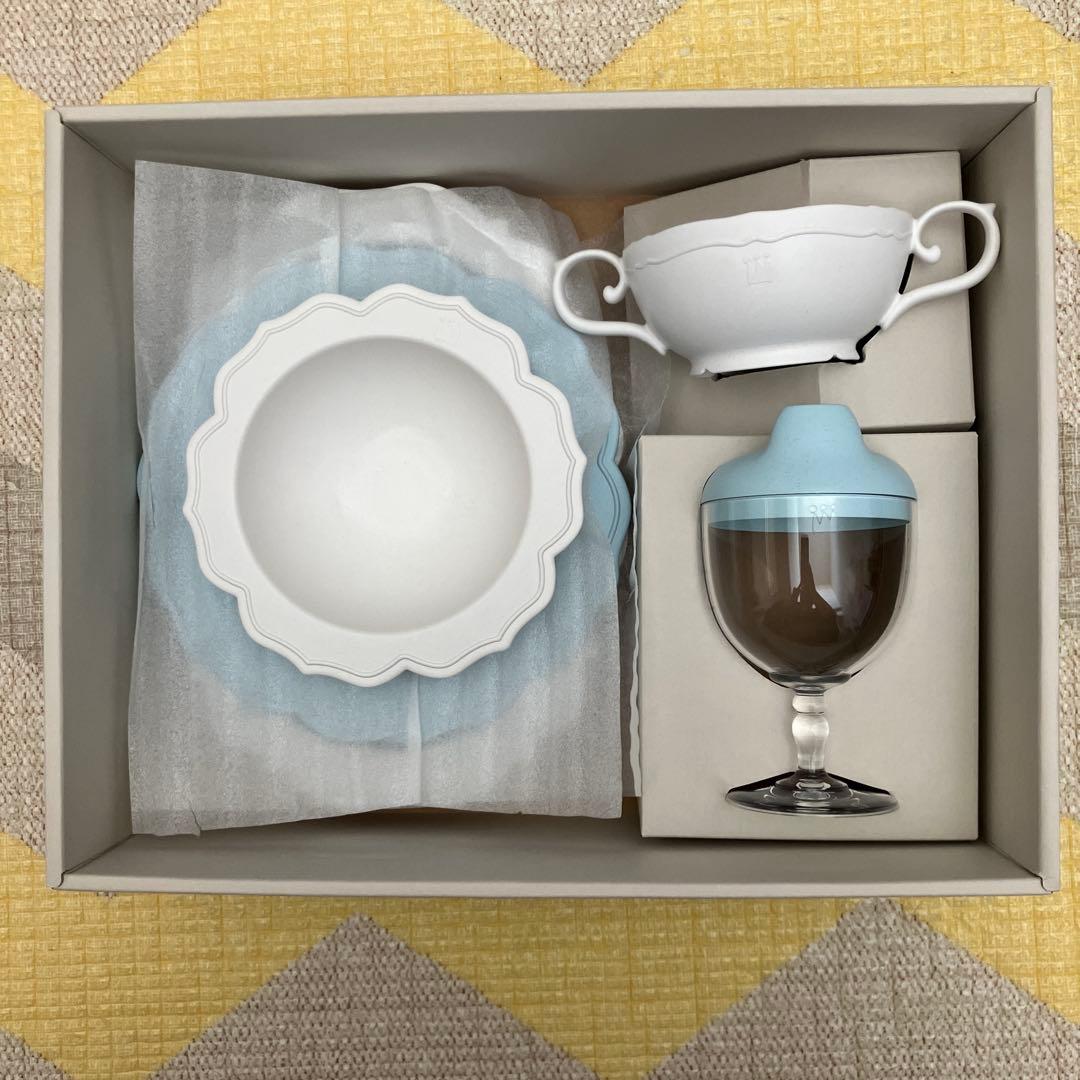 レアーレ　フルセット（食器５点）　ブルー