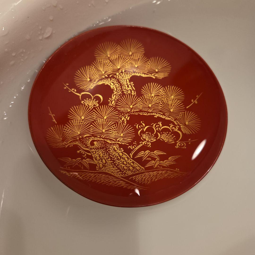 屠蘇器　松竹梅　三揃い