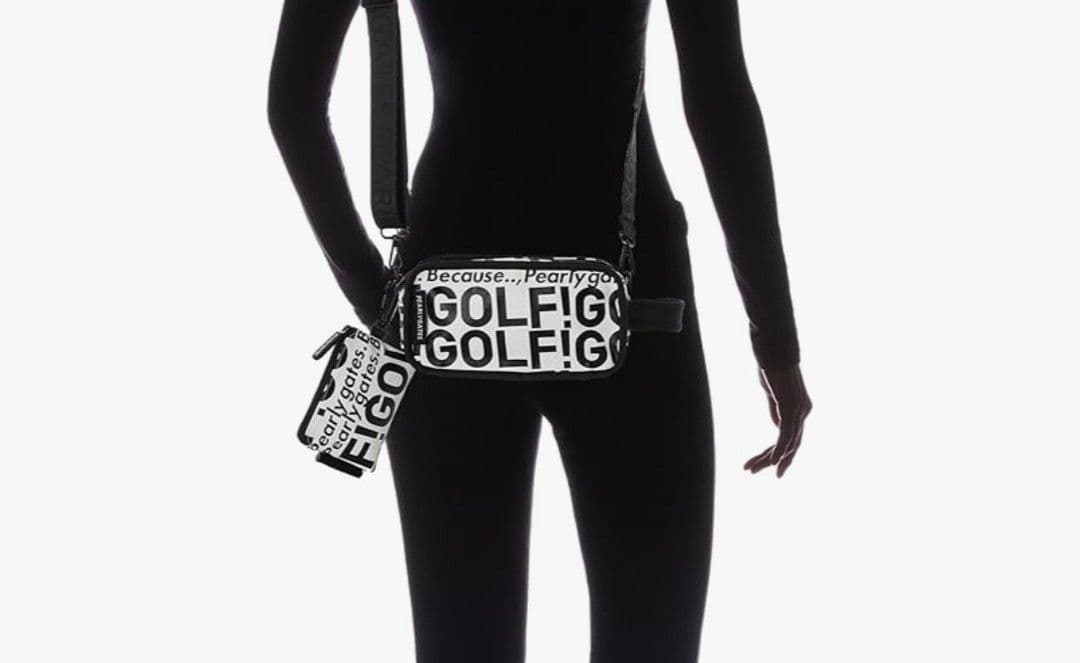 ①新品 未使用 PEARLY GATES ポーチ 2個セット ゴルフロゴシリーズ