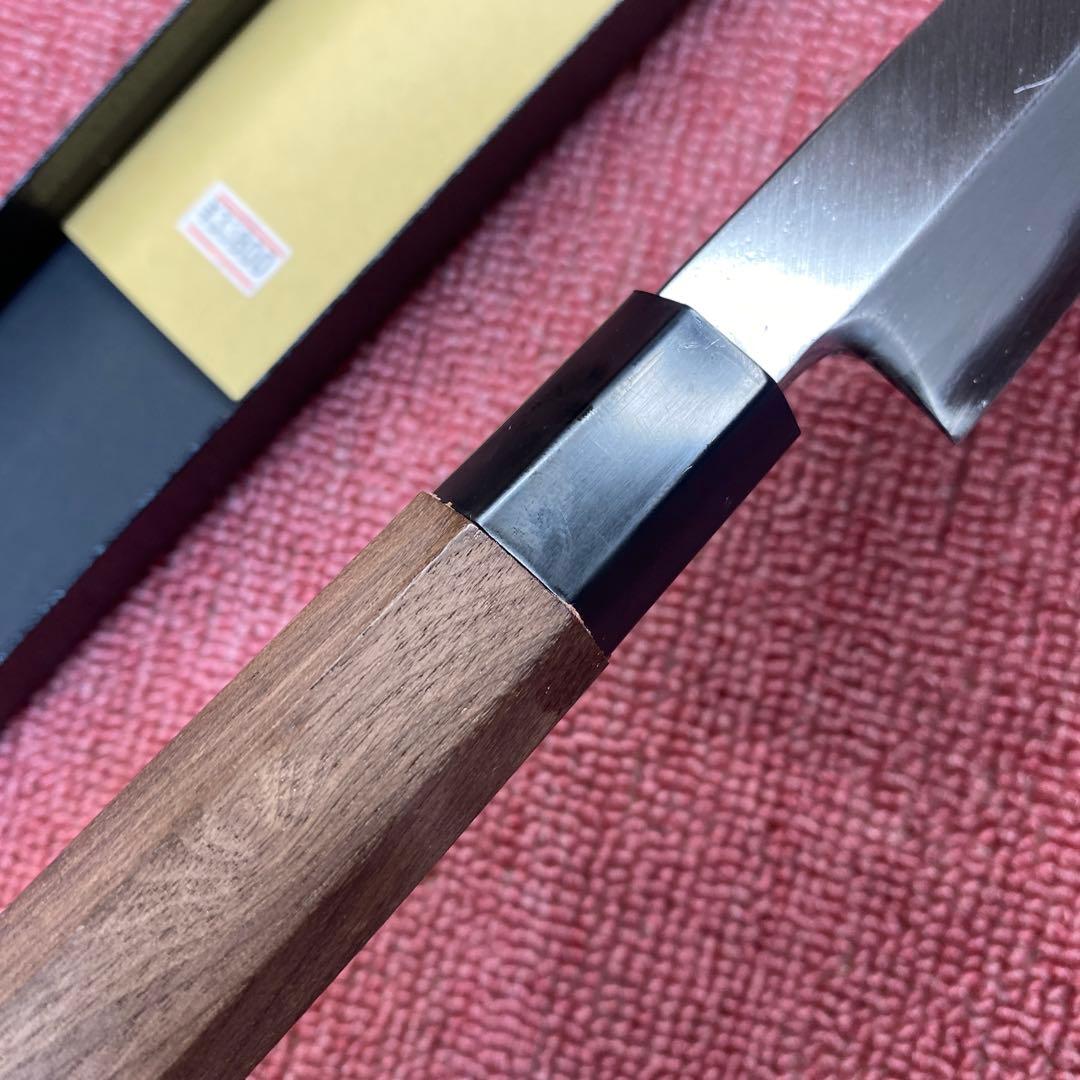 青二鋼　勘所切付柳刃包丁　300㎜ 尺0寸