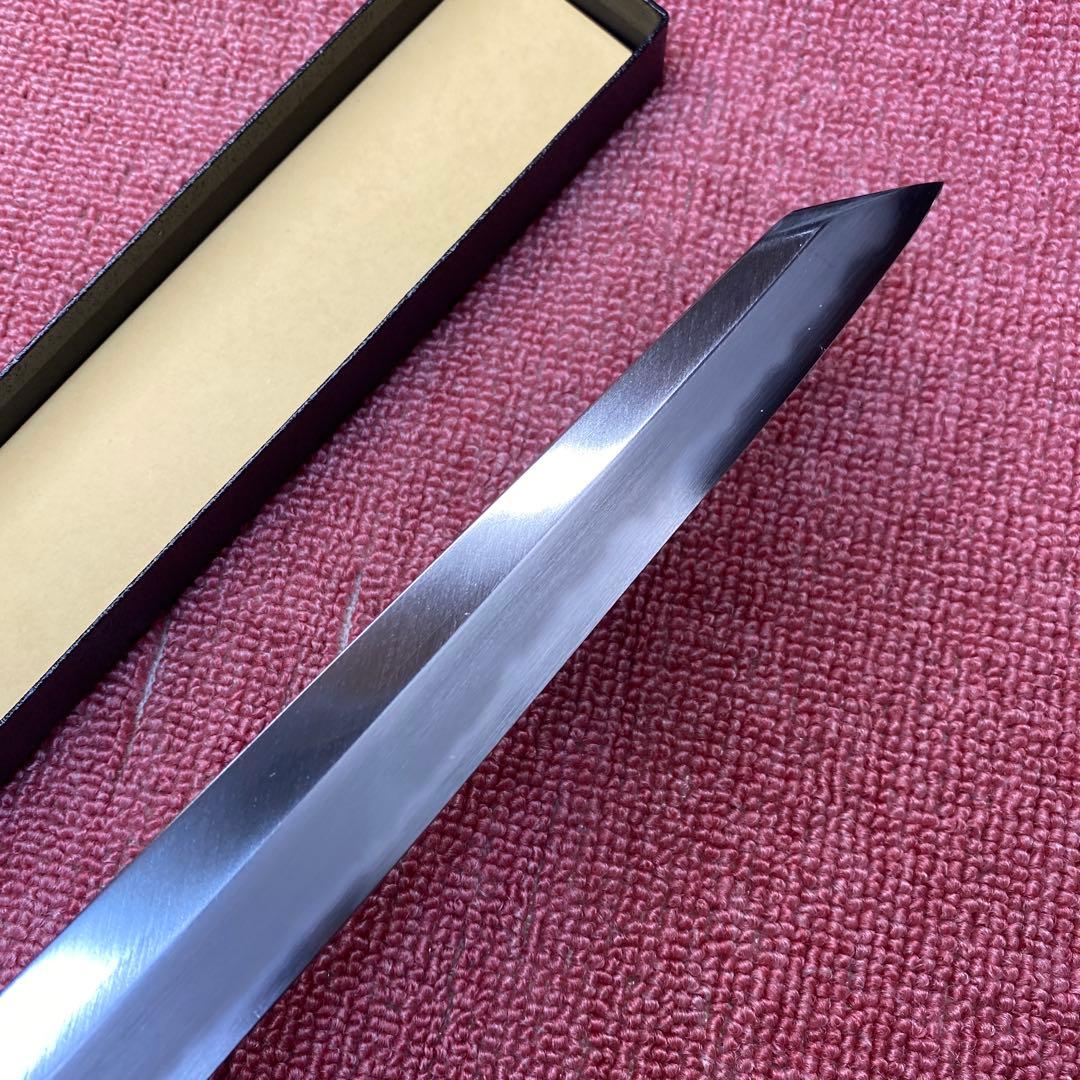 青二鋼　勘所切付柳刃包丁　300㎜ 尺0寸