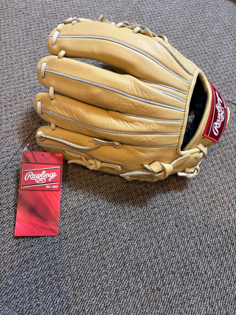 Rawlings 軟式グローブ ベージュ レザー