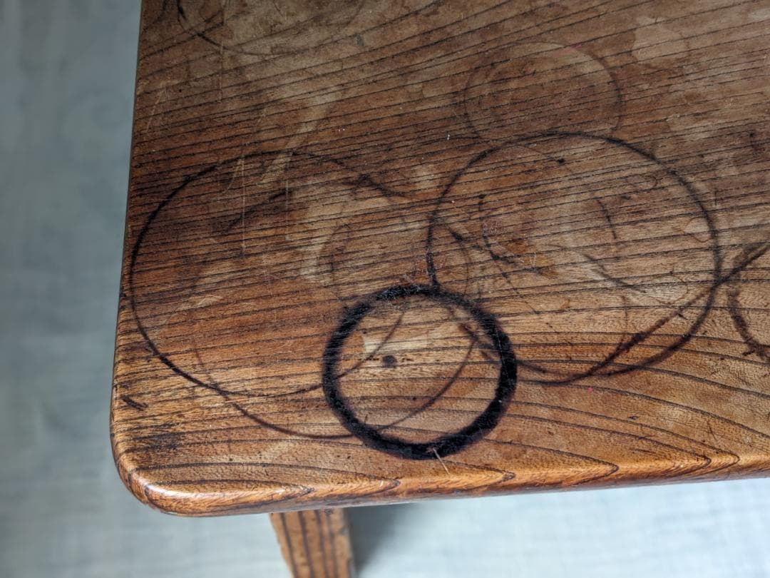 希少　古家具　古い座卓　アンティーク　当時物　ローテーブル　ちゃぶ台