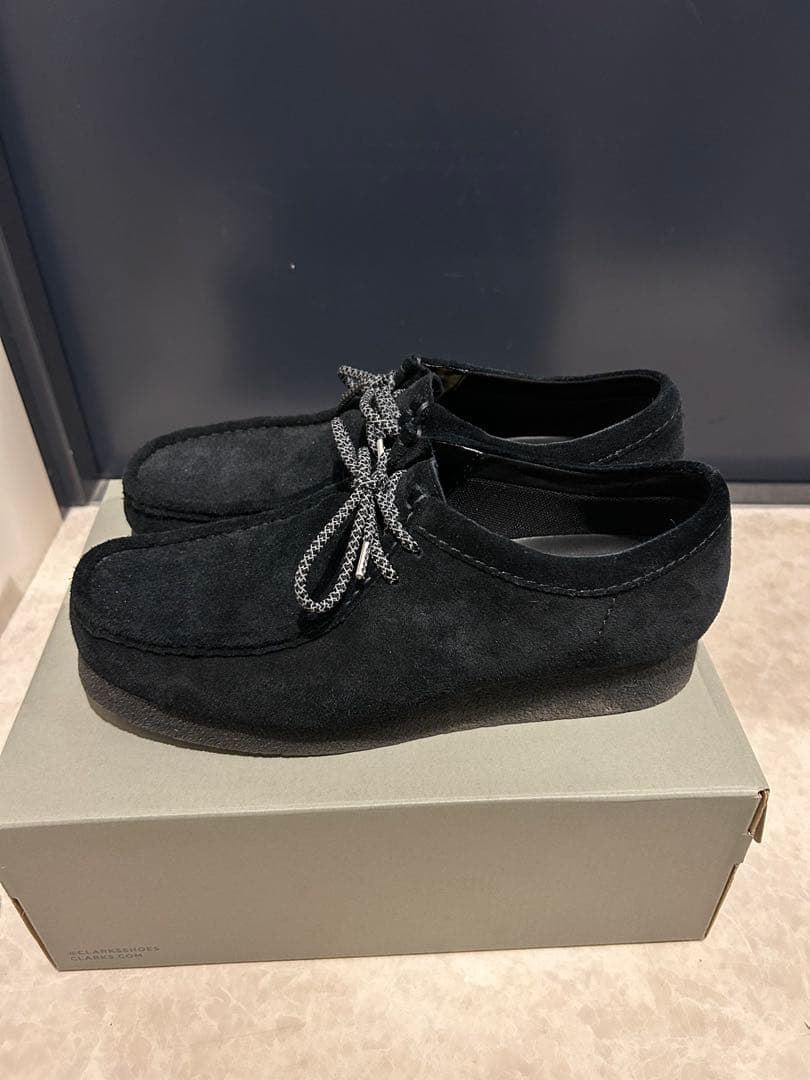 【美品】Clarks wallabee evo wp 27cm ワラビー