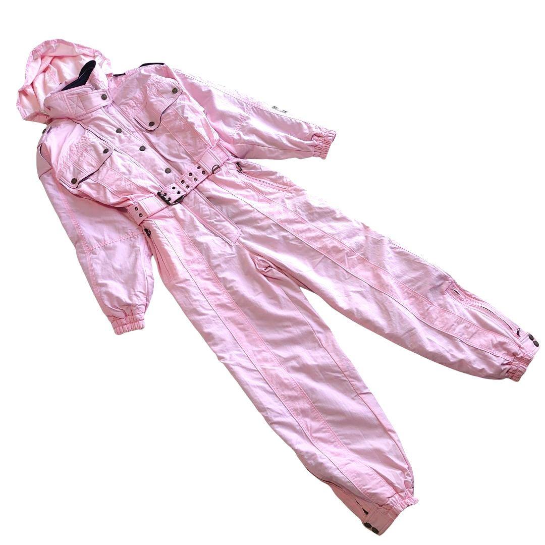 エレッセ スキー スノーボードウェア つなぎ ライトピンク L