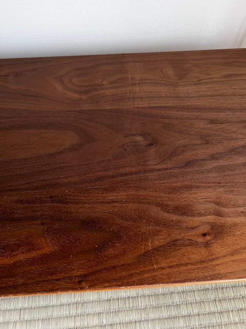 無印　ユニットシェルフ　中　ワイド　ウォールナット