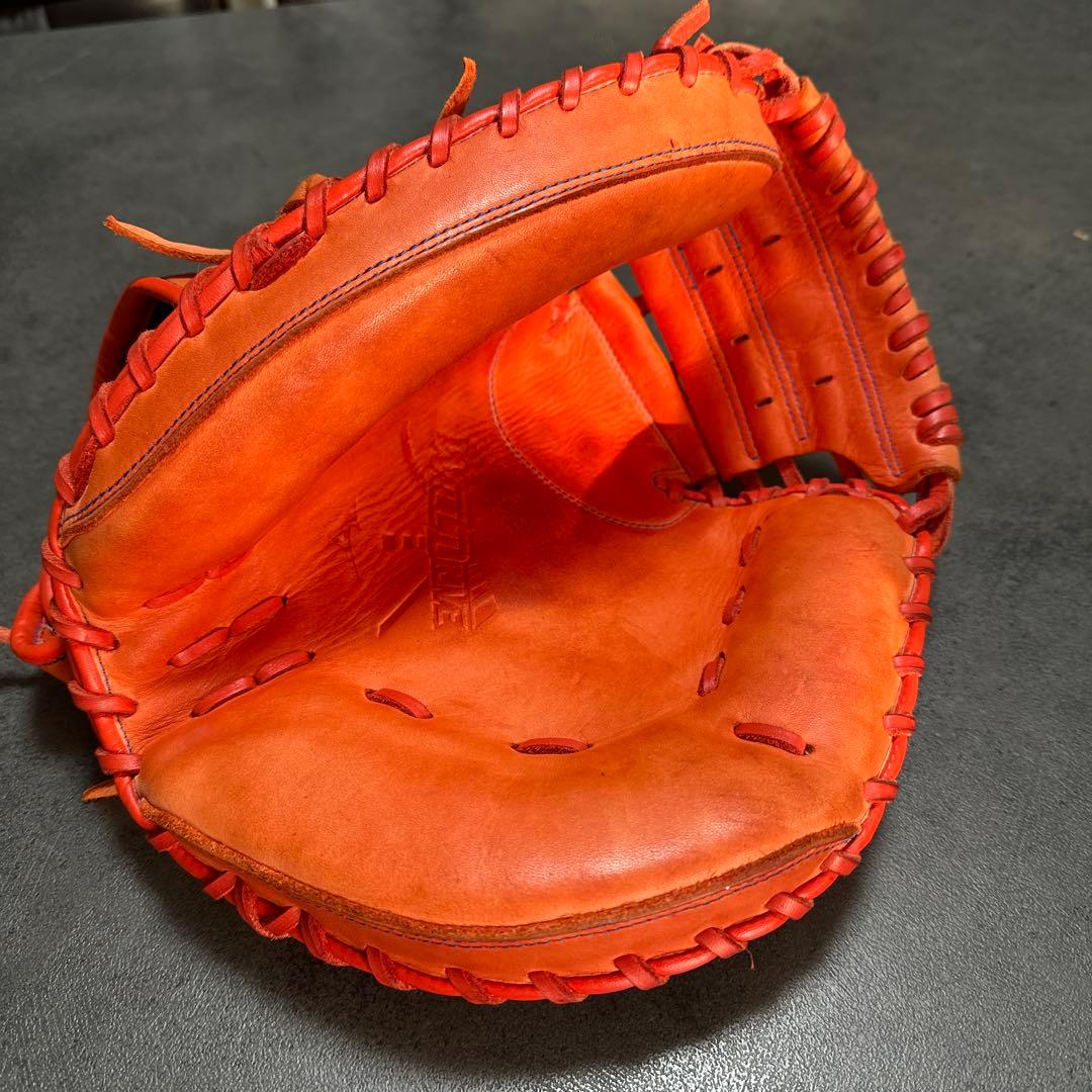 ちゃみ Mizuno オレンジ キャッチャーミット