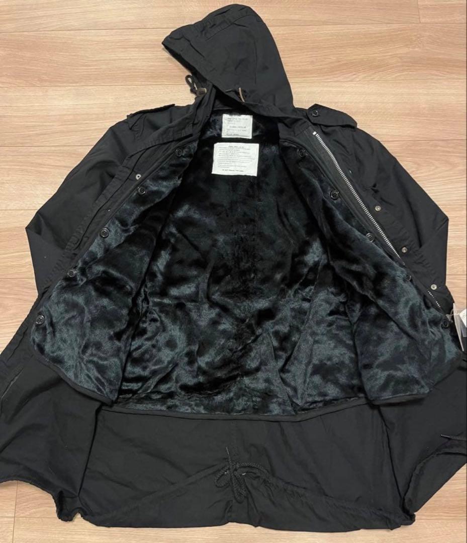 新品 HOUSTON M-51 パーカー ブラック 黒 S モッズコート