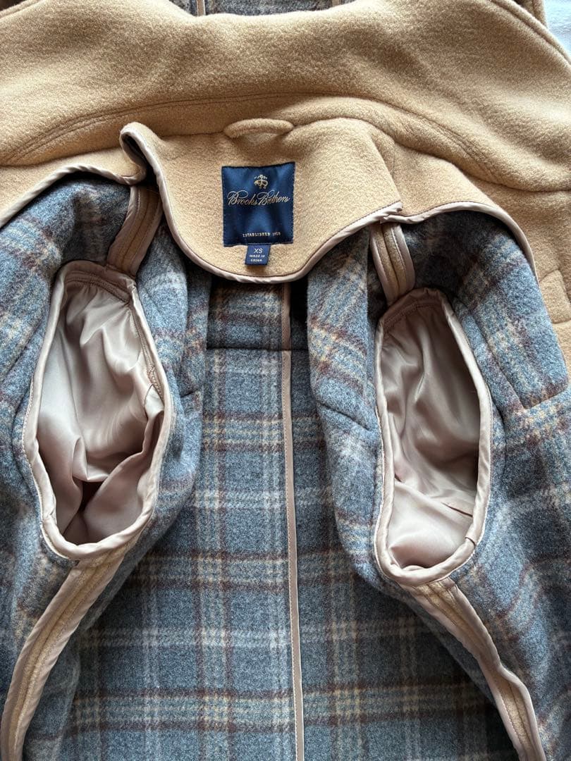 【美品】ブルックスブラザーズ ダッフルコート ベージュ サイズＸＳ