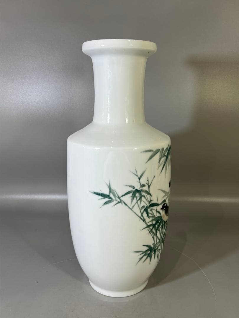 DT755 中国 色絵 内絵 瓶