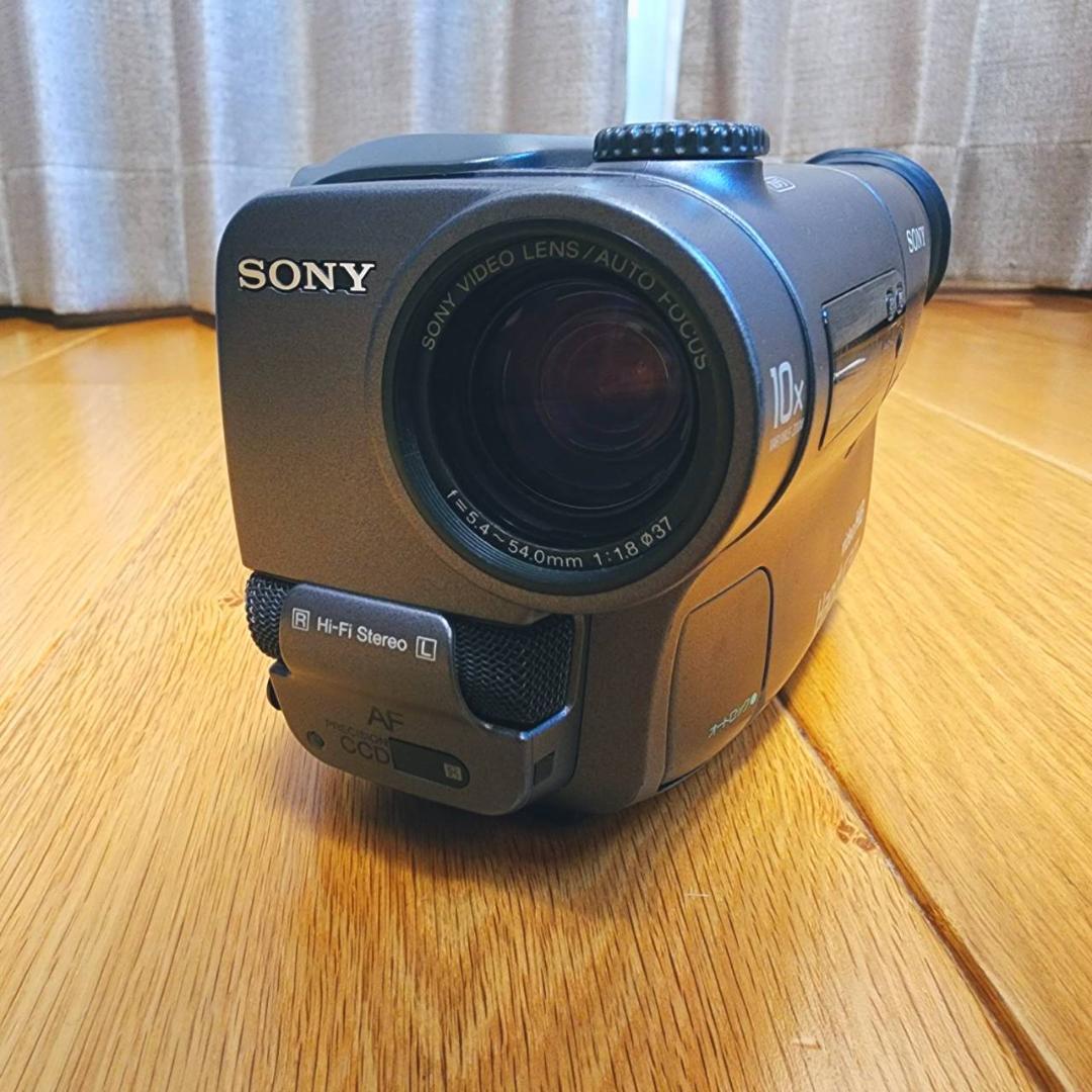 【動作確認済】高画質 Hi8 8ミリ ビデオカメラ SONY ACアダプタセット