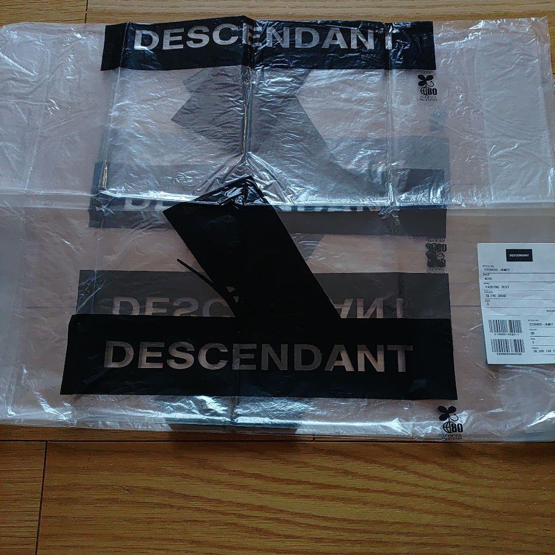 ＜DESCENDANT＞ACRE PADDING VESTサイズL