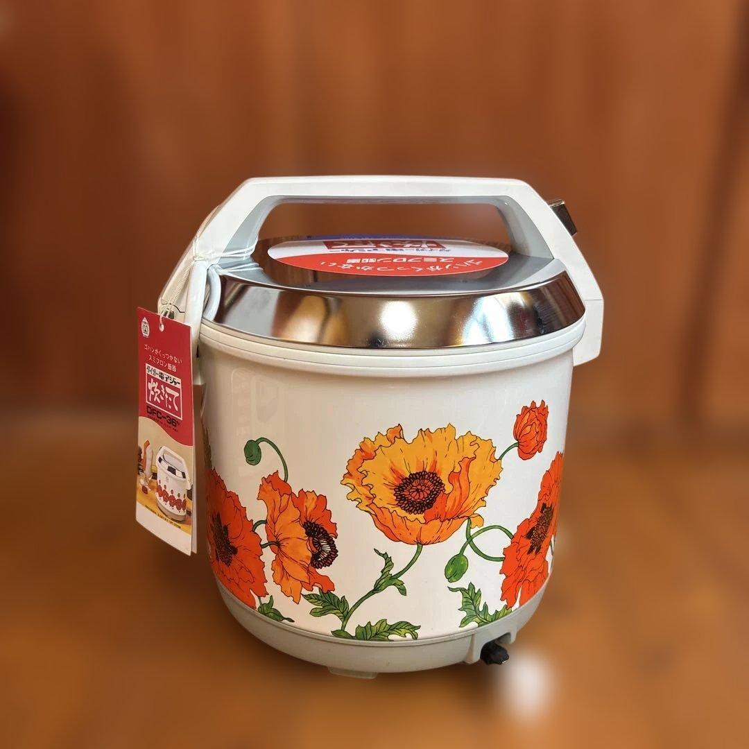 タイガー電子ジャー炊き立て 新品未使用8合当時物廃盤 昭和レトロ ビンテージ