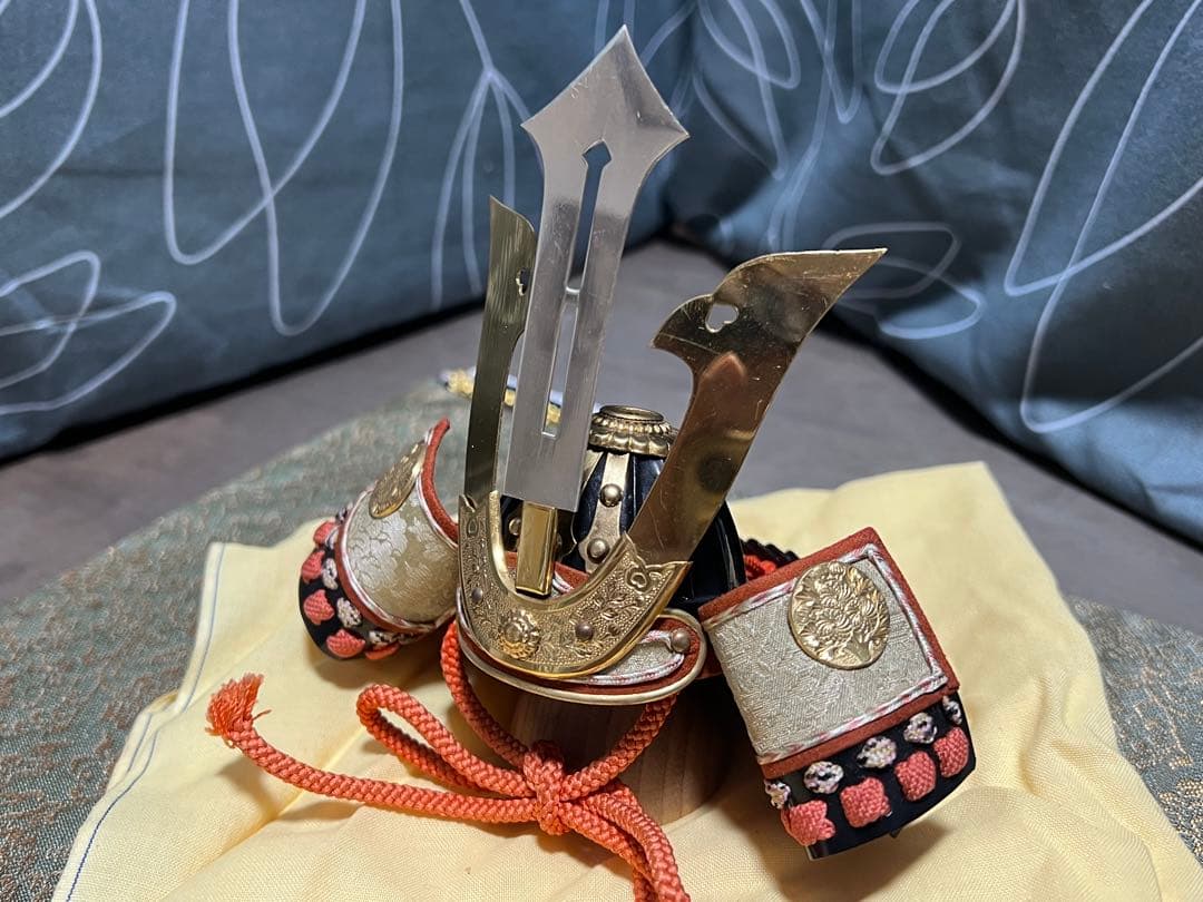 甲冑師 加藤一冑 三鍬形兜 大塔宮護良親王 戦国武将 兜 置物