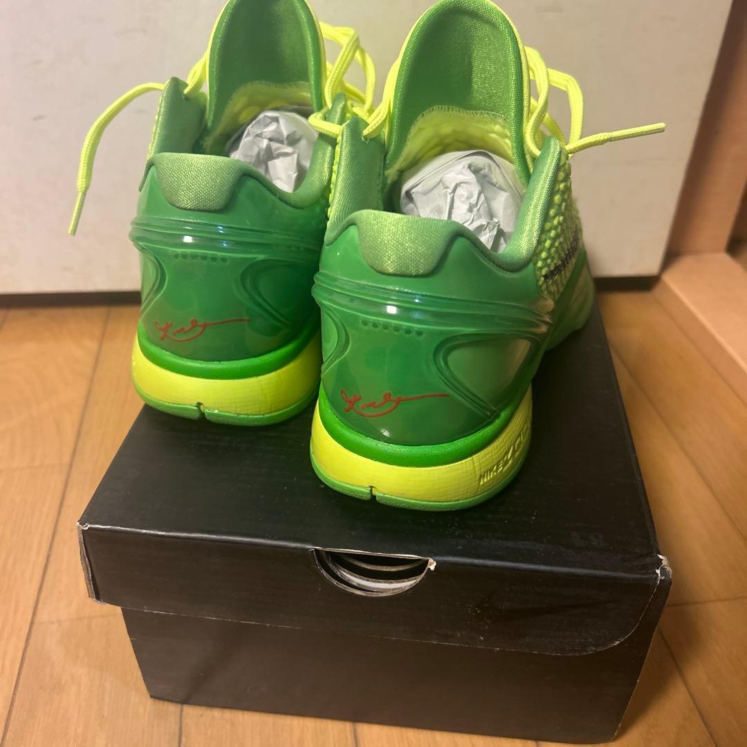 シューズ(男性用) nike Kobe 6 Protro Grinch 26cm