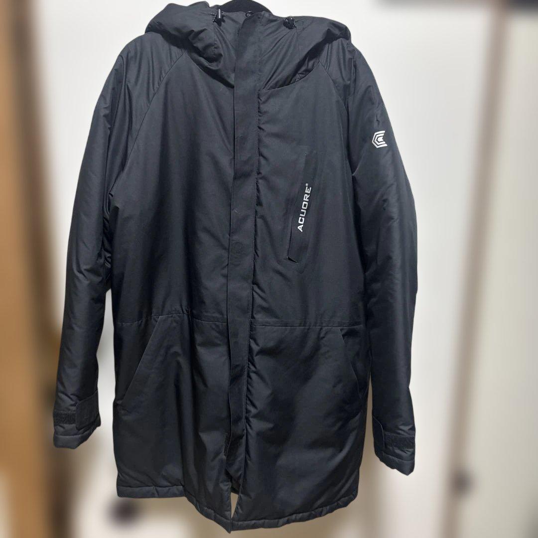 ACUORE ブラック ベンチコート Lサイズ　アクオレ