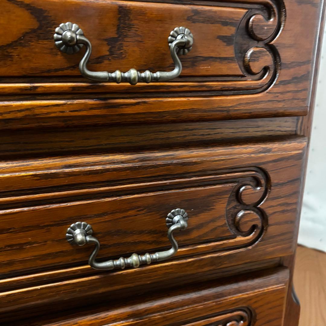 ルーマニア製 6段チェスト チェスト 輸入家具 家具 クラシック　猫脚