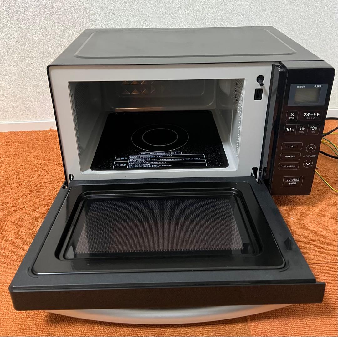 Haier 電子レンジ ヘルツフリー 庫内フラットテーブル　JM-FH18H