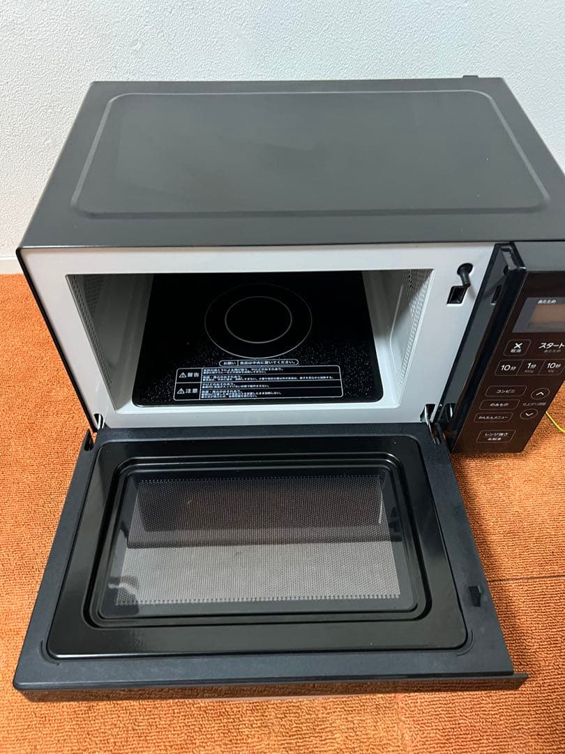 Haier 電子レンジ ヘルツフリー 庫内フラットテーブル　JM-FH18H