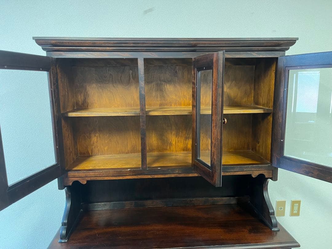 定価93万円◼️松本民芸家具 C型食器棚 カップボード キッチン収納 収納家具