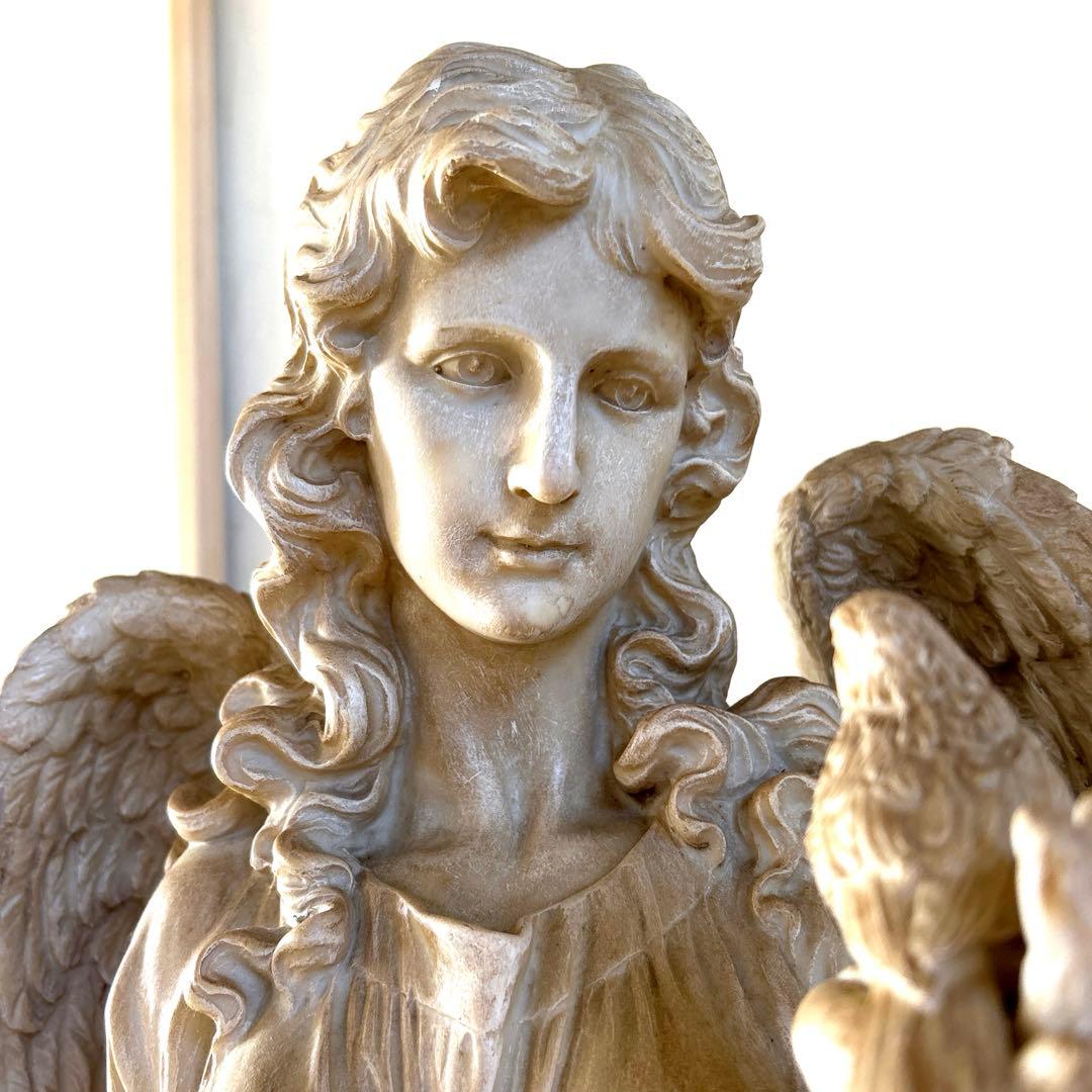 天使　オブジェ　高さ1m 大型　アンティーク　置物　エンジェル