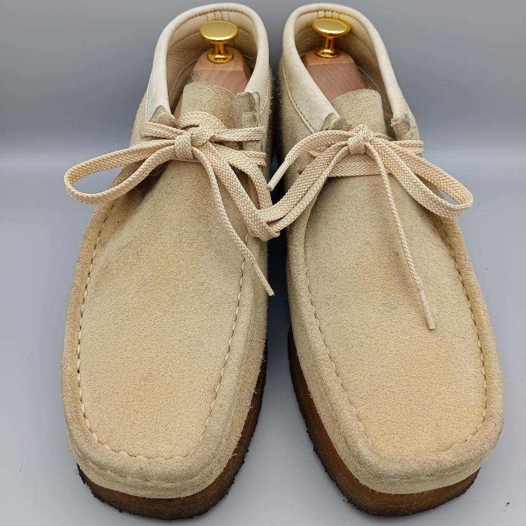 Clarks クラークス Wallabee ワラビー ブーツ ベージュ 25.0
