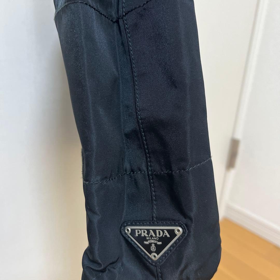 プラダ トートバッグ トライアングルプレート 三角 プラチェーン ナイロン