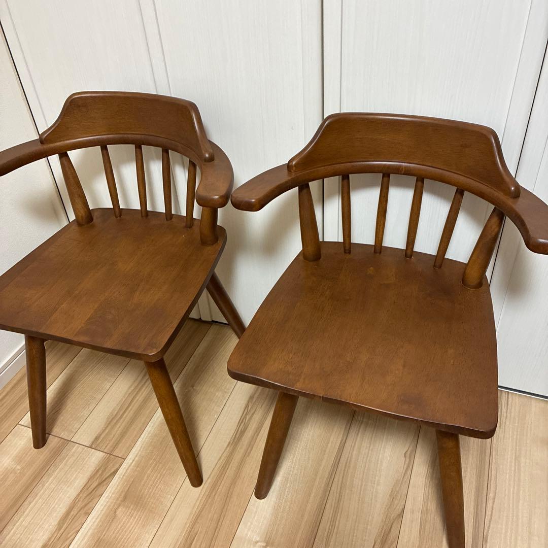 【未使用品】ダイニングチェア　2脚セット