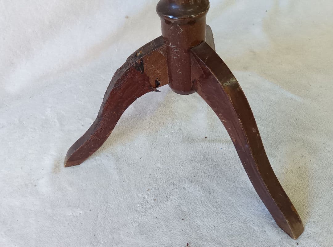 象嵌細工　サイドテーブル　コーヒーテーブル　アンティーク　花台　飾り台　グリーン