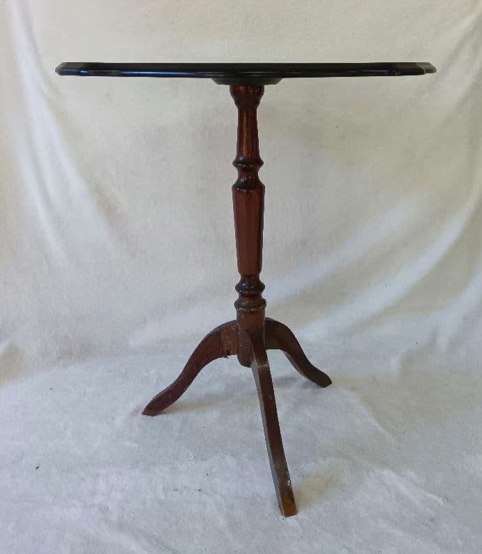 象嵌細工　サイドテーブル　コーヒーテーブル　アンティーク　花台　飾り台　グリーン