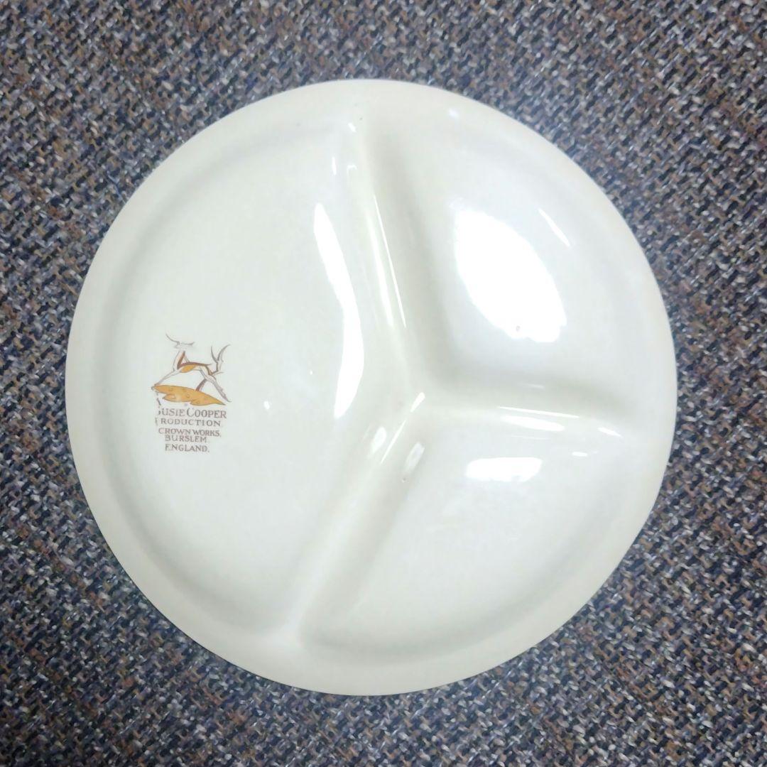 売約済、超レアー！スージークーパー、ユーモラスデザイン「機関車とシグナルと雲」皿