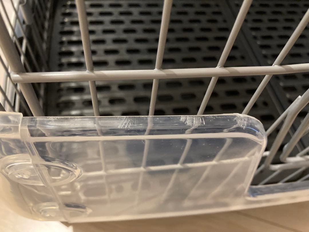 【マルカン クリアケージ Sサイズ 】ウサギ　チンチラ　フェレット　キャスター付