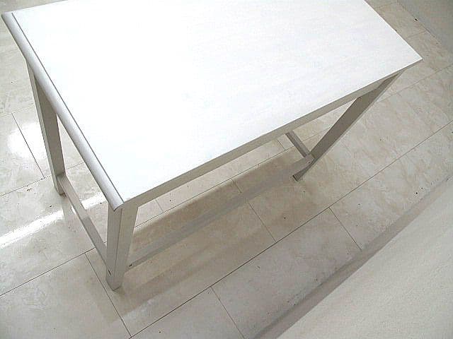 関家具 　マム　 パイン無垢材ホワイト仕上げデスク　 フレンチカントリースタイル