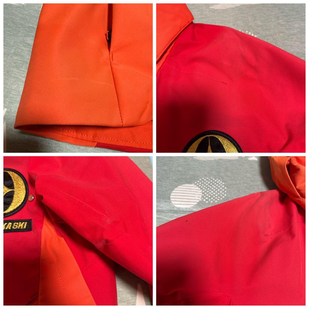 OGSAKA スキーウェア 上下 上着Mサイズ・パンツ Lサイズ オレンジ／赤