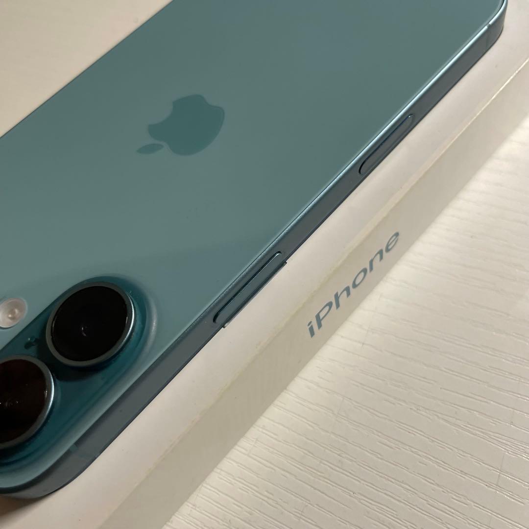 iPhone16 128GB SIMフリー ティール 極美品