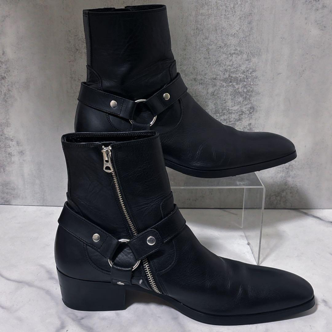 美品 Whoop-de-doo Y2K リングブーツ ヒールブーツ サイドジップ