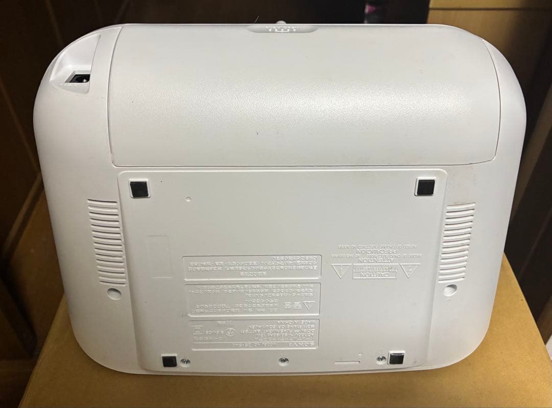 【ほぼ新品】　CDラジオ　SONY ZS-S40 ホワイト