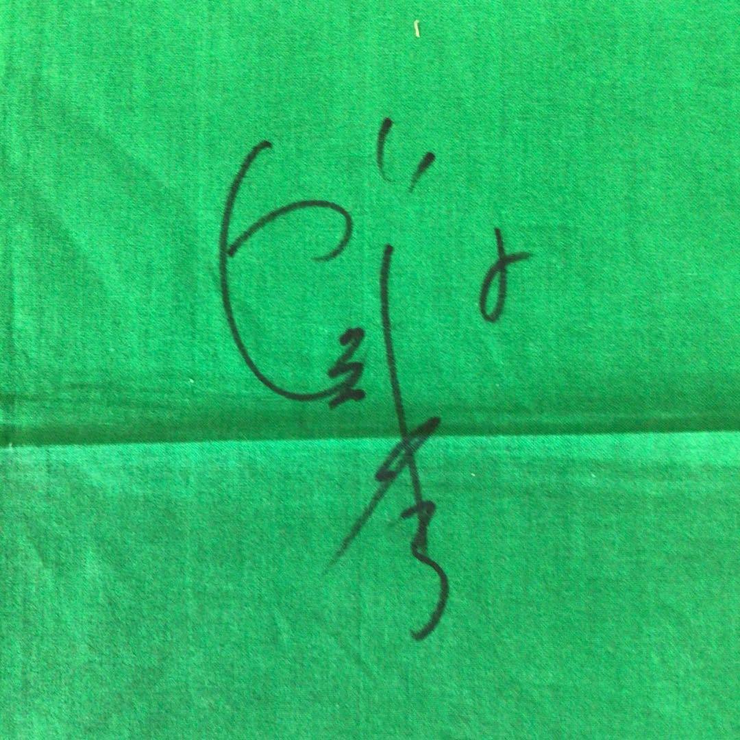 サッカー　読売ウイングス(ヴェルディ)　サイン入エンブレム　旗