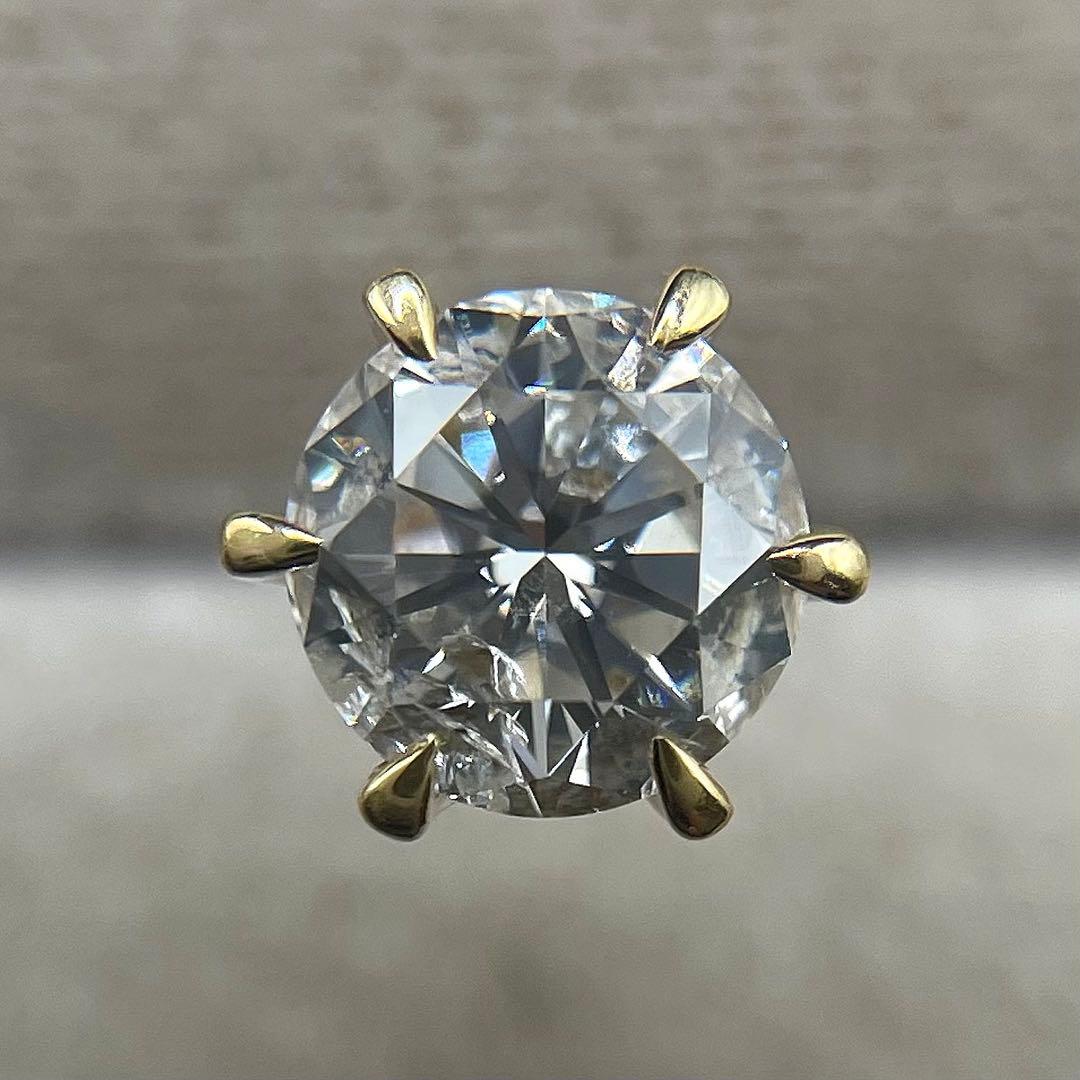 専用JL21★高級 大粒ダイヤモンド0.53ct K18 片耳ピアス