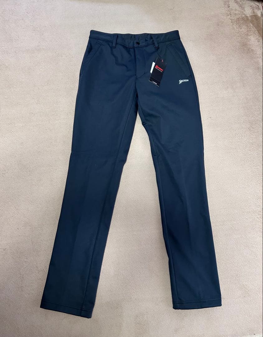 6.5.7.5俺家　Srixon ゴルフパンツ 79 ブラック　裏起毛防風