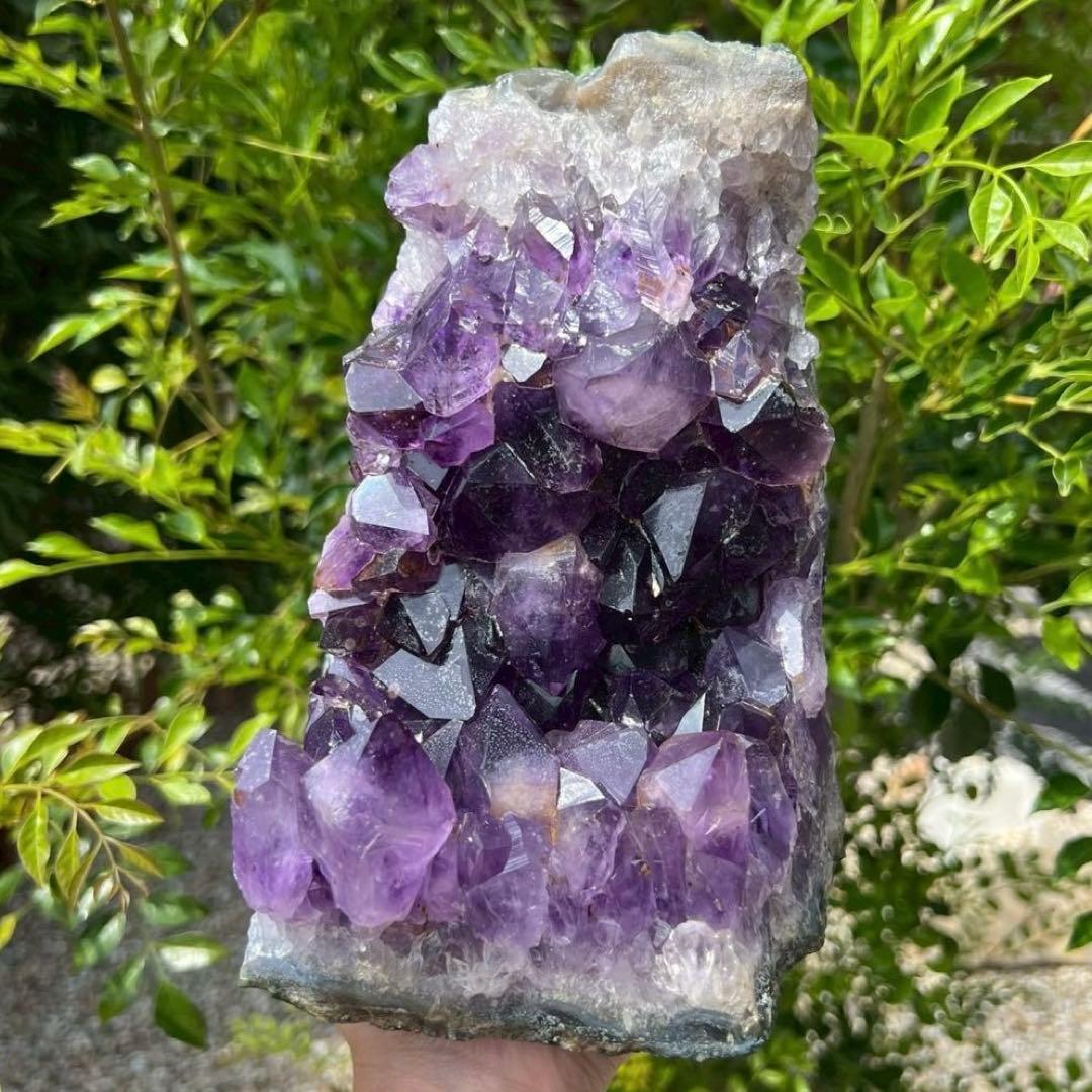 ✳✨大型美紫ハイパワー✨最強浄化や魔除けに✨アメジストクラスター 天然石 原石