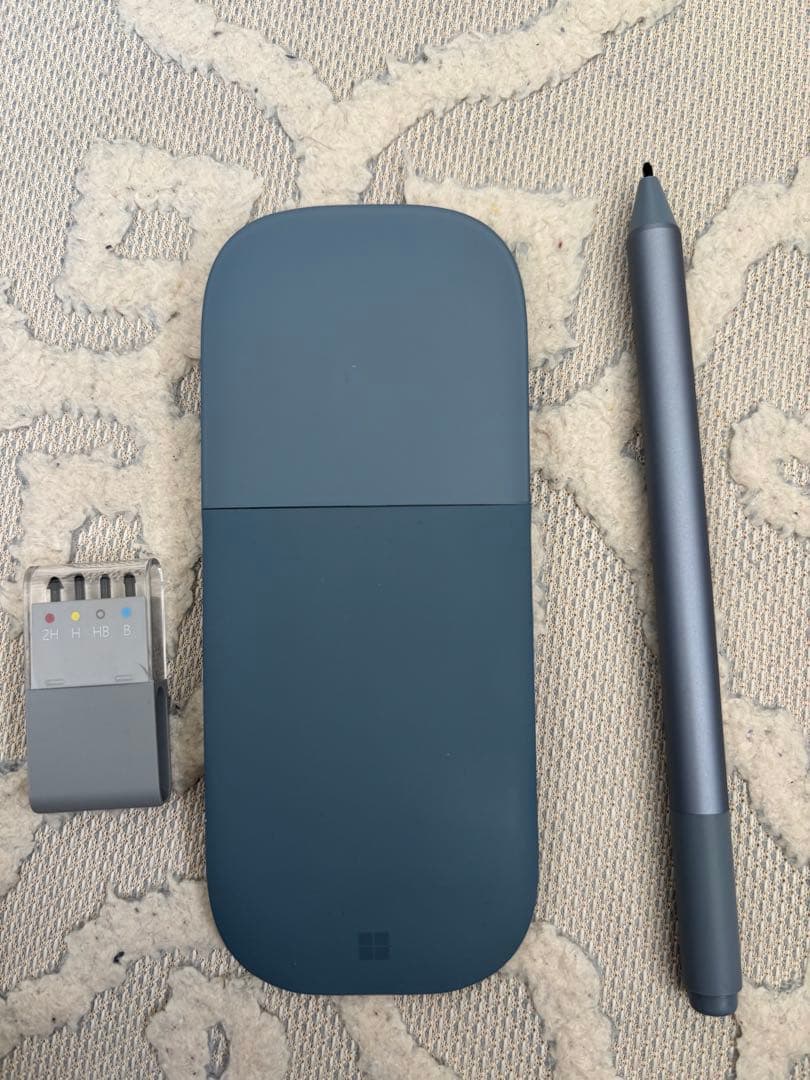 マウス・ペンセット！純正Surface pro タイプカバー　アイスブルー