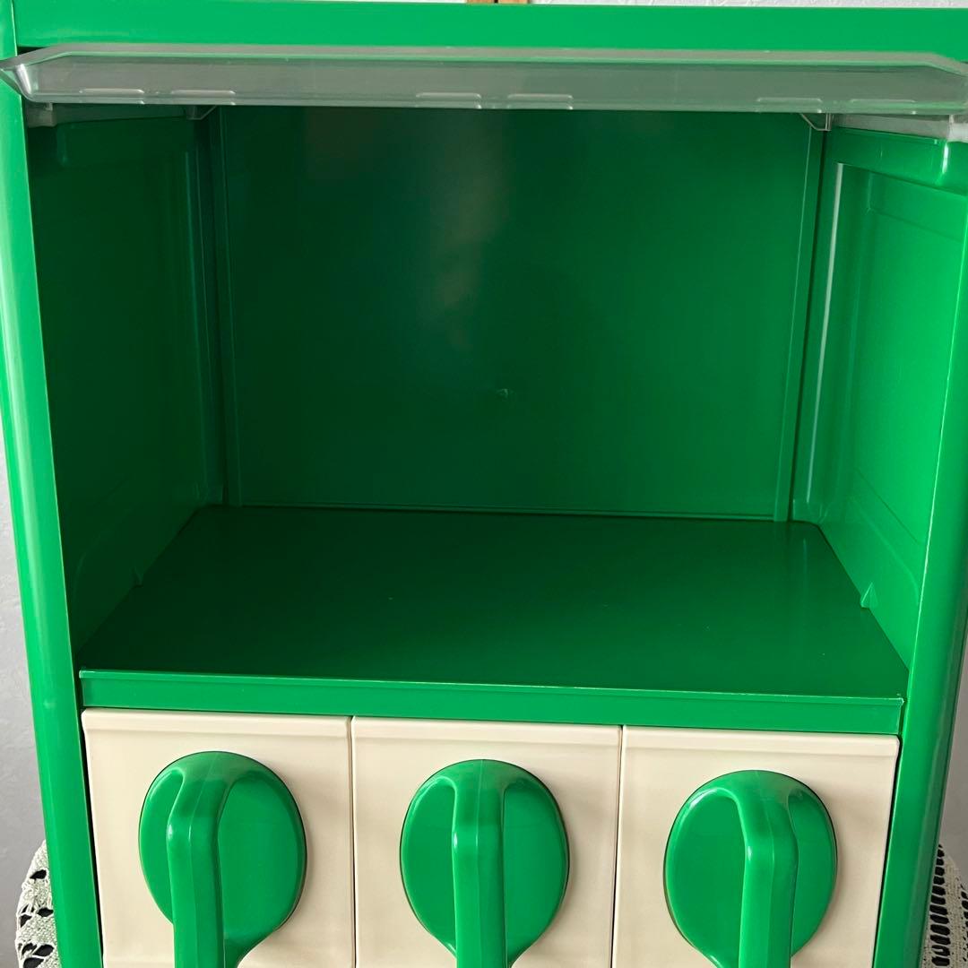 レトロポップ 調味料ラック グリーン