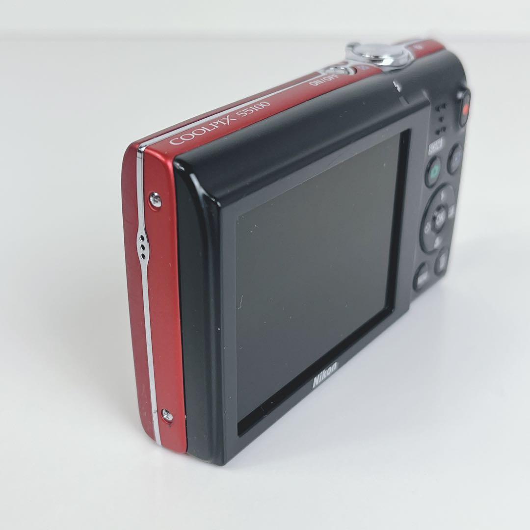 【美品】Nikon COOLPIX S5100 レッド
