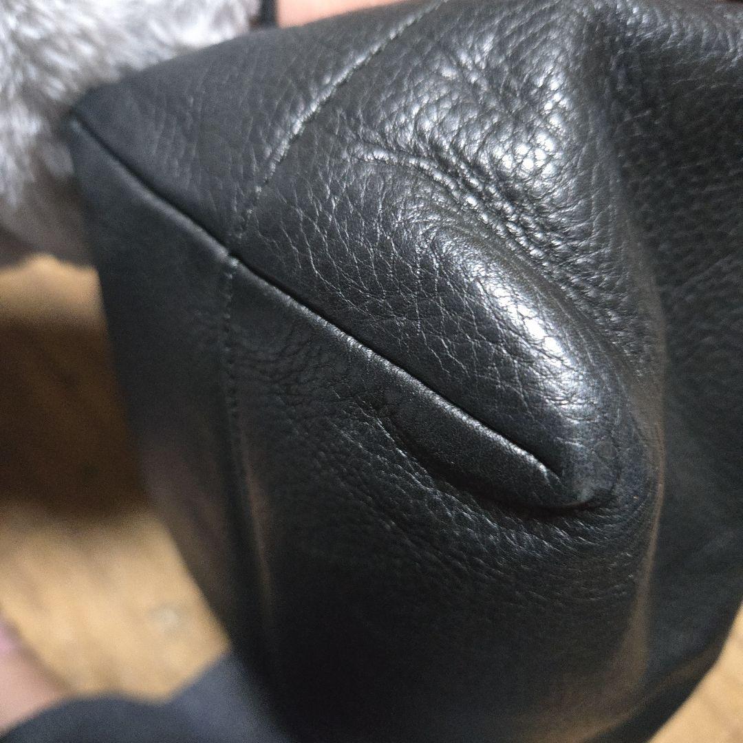 LOEWE 黒 レザー ショルダーバッグ